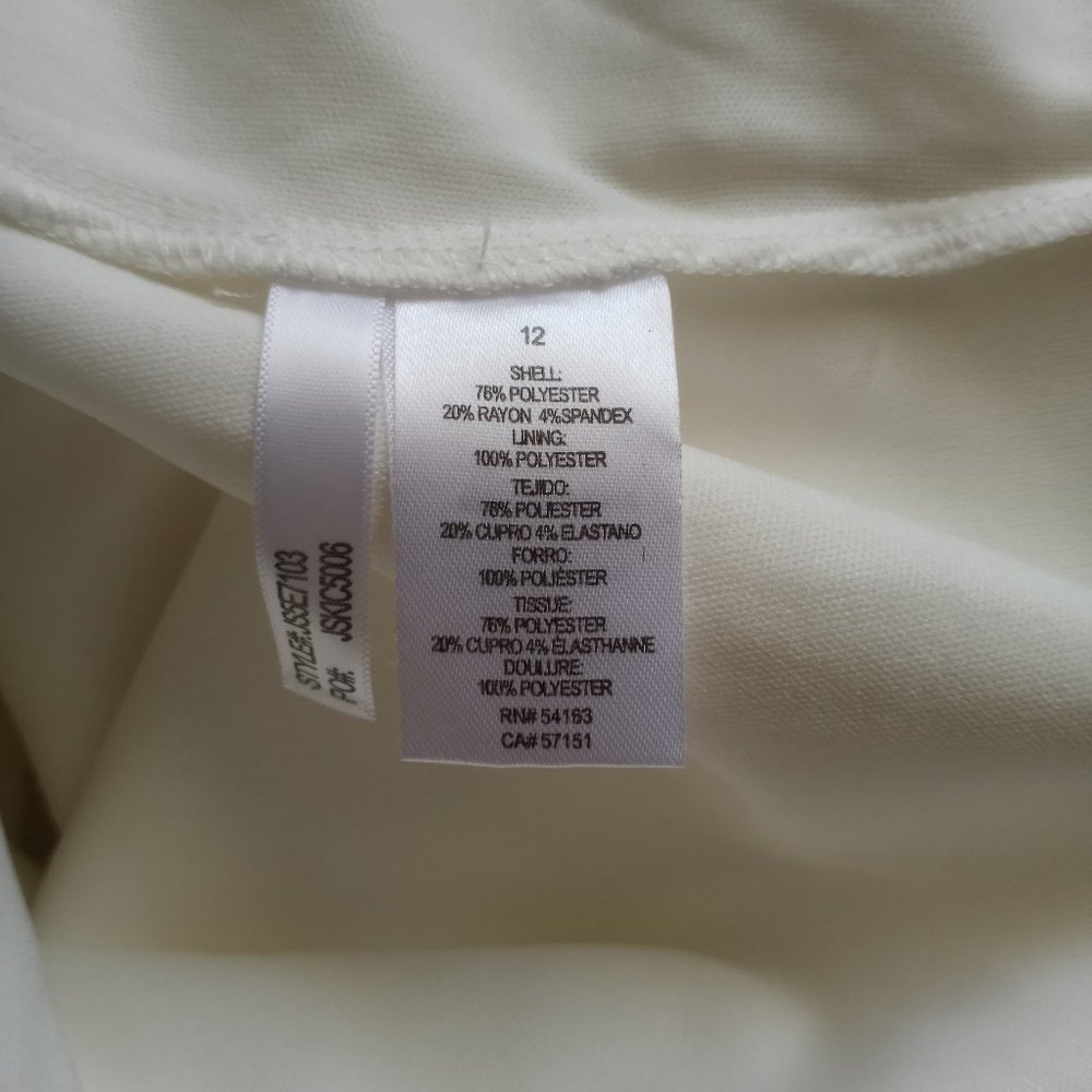 NWT Jessica Simpson White Sleeveless Dress - Picture 7 of 11